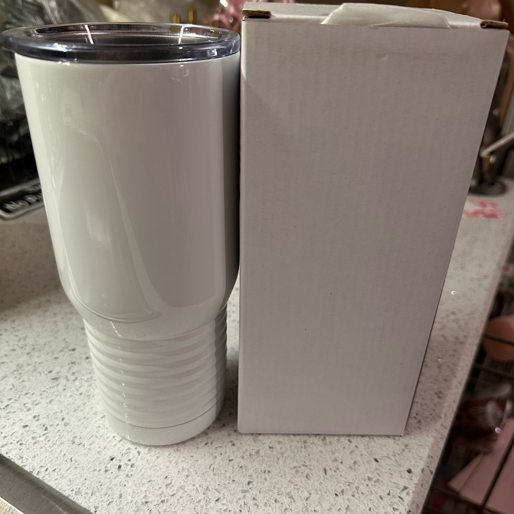 Polar camel 20 ounce white hot cold mug